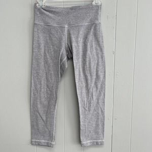 Lululemon Dark‎ Heather Gray Cropped Leggings Size 4